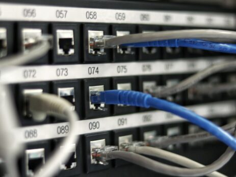 blue UTP cord
